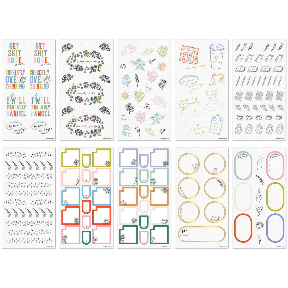 Happy Planner - Sticker Book - Pajama Plans