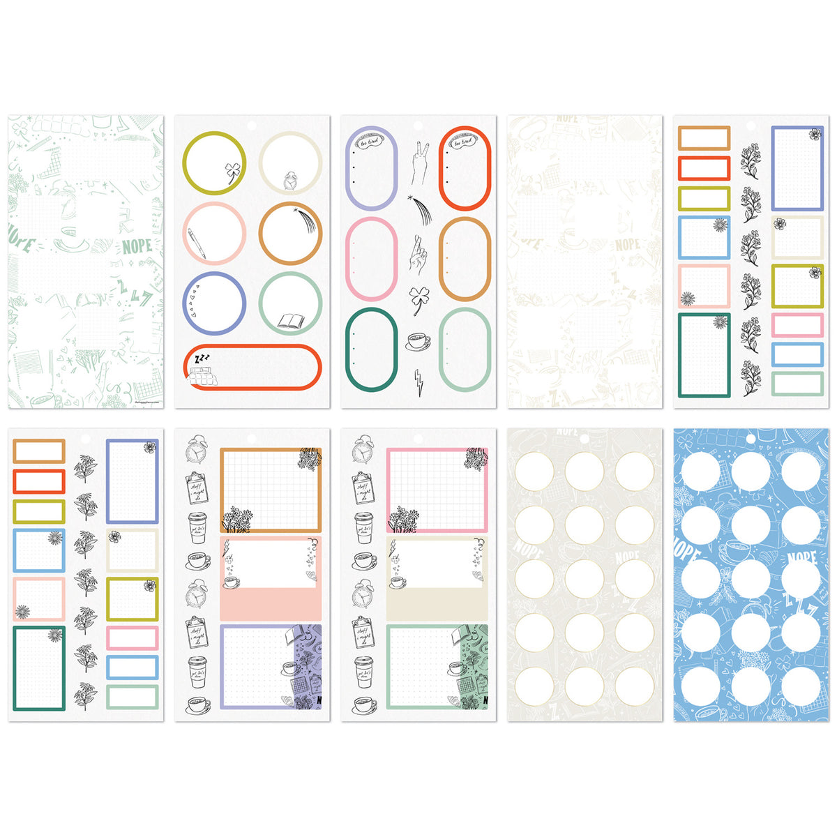 Happy Planner - Sticker Book - Pajama Plans