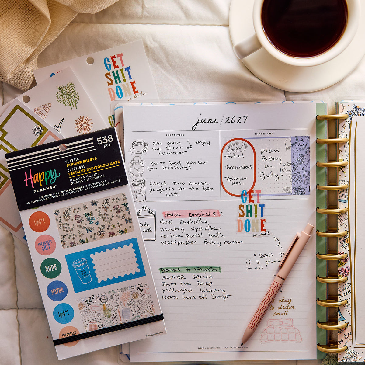 Happy Planner - Sticker Book - Pajama Plans