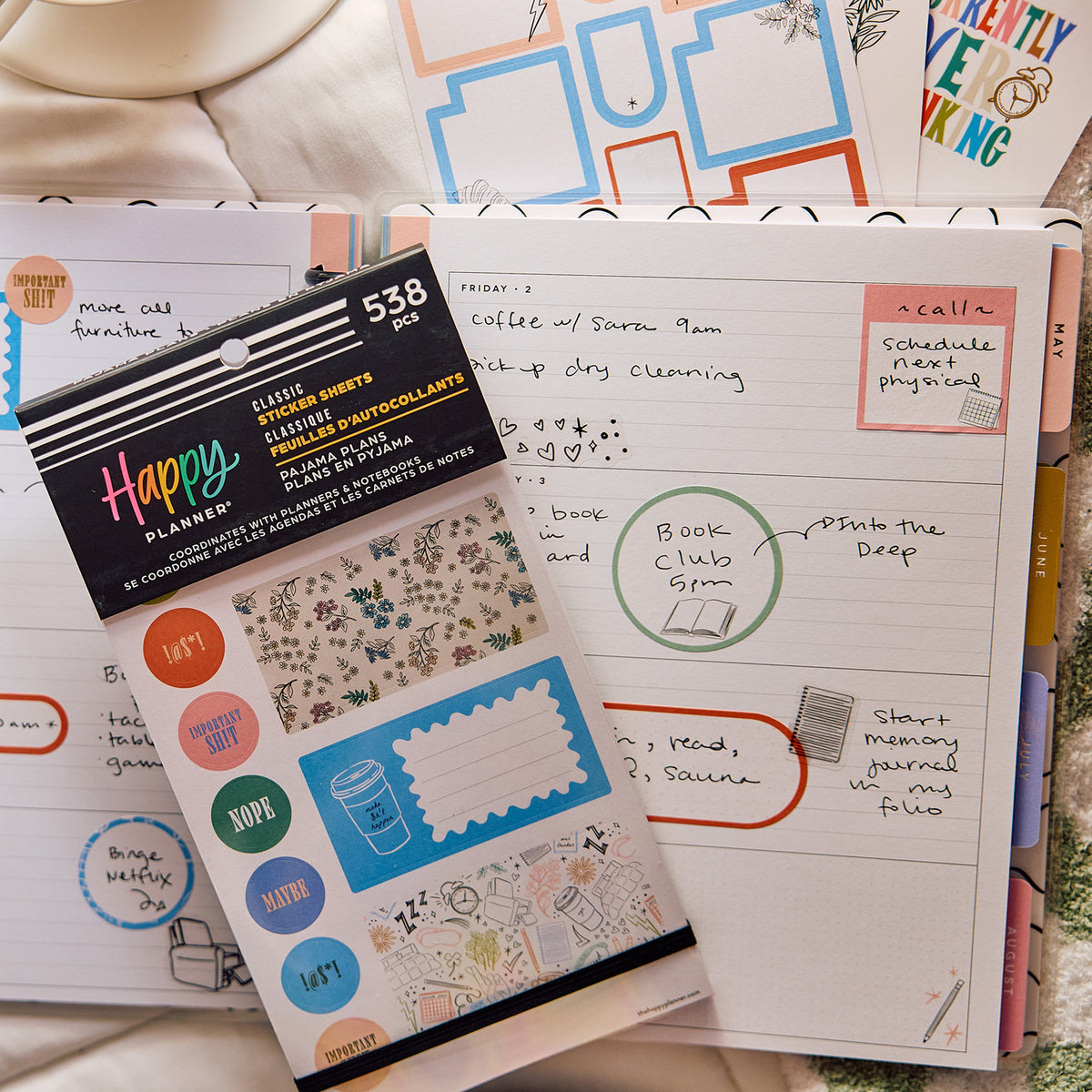Happy Planner - Sticker Book - Pajama Plans