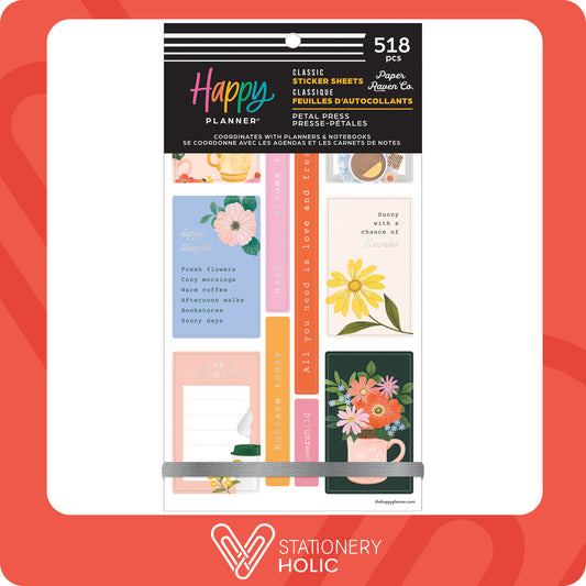 Happy Planner - Sticker Book - Petal Press