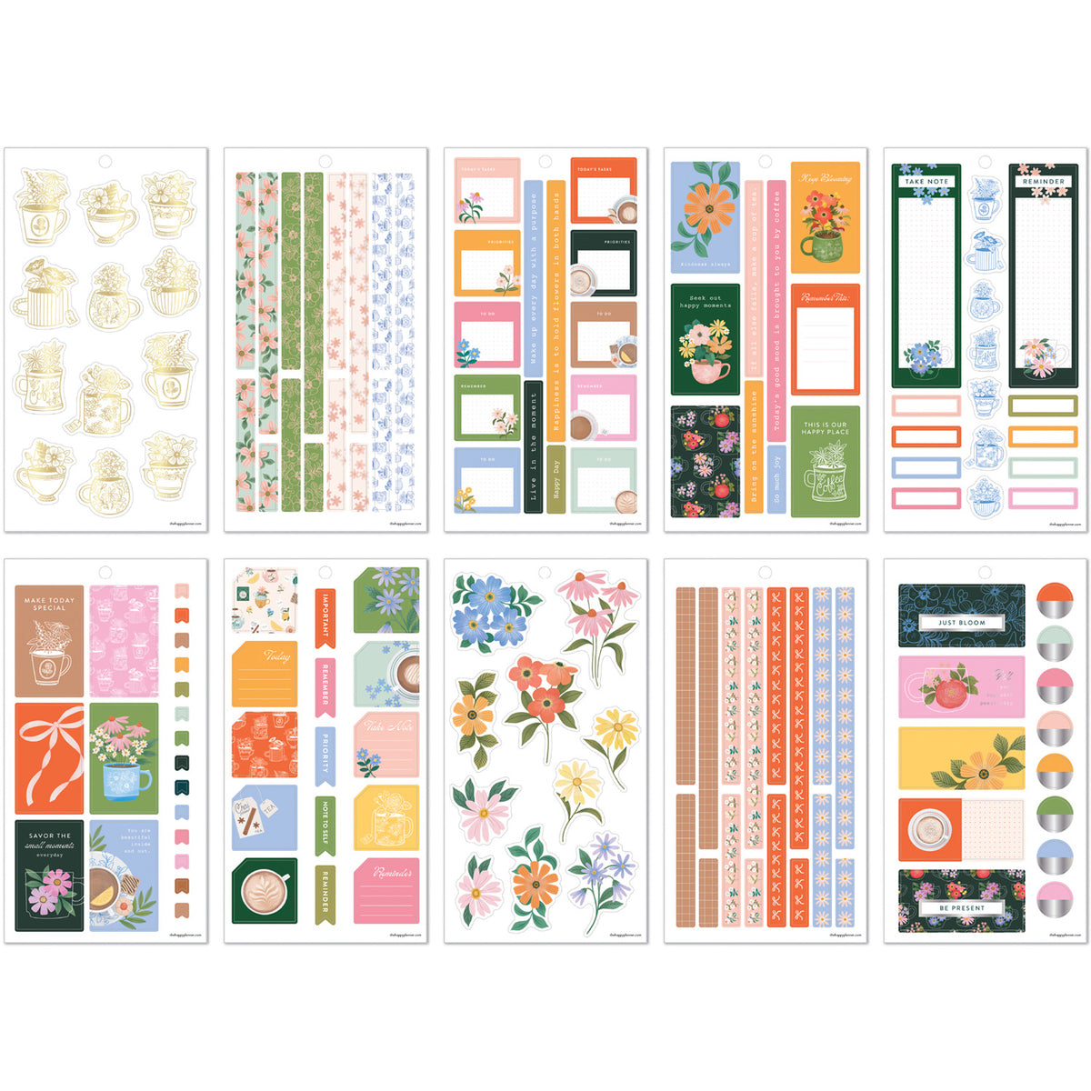 Happy Planner - Sticker Book - Petal Press