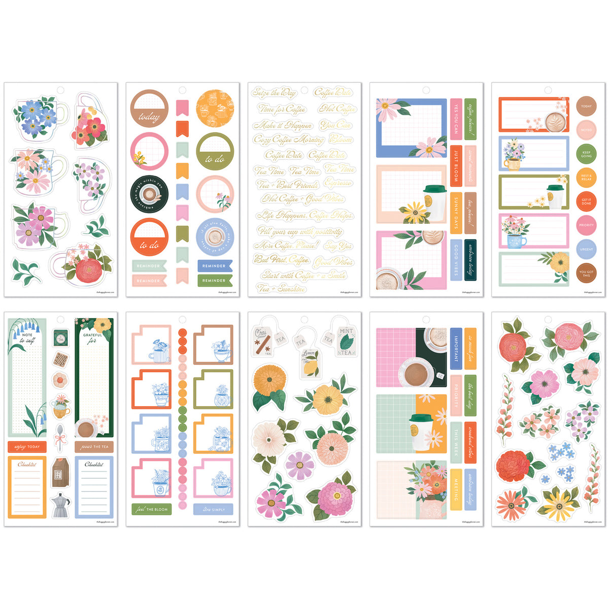 Happy Planner - Sticker Book - Petal Press