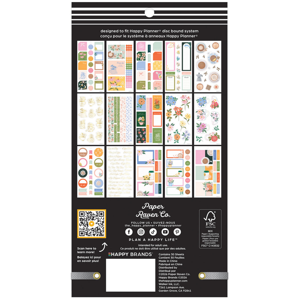 Happy Planner - Sticker Book - Petal Press