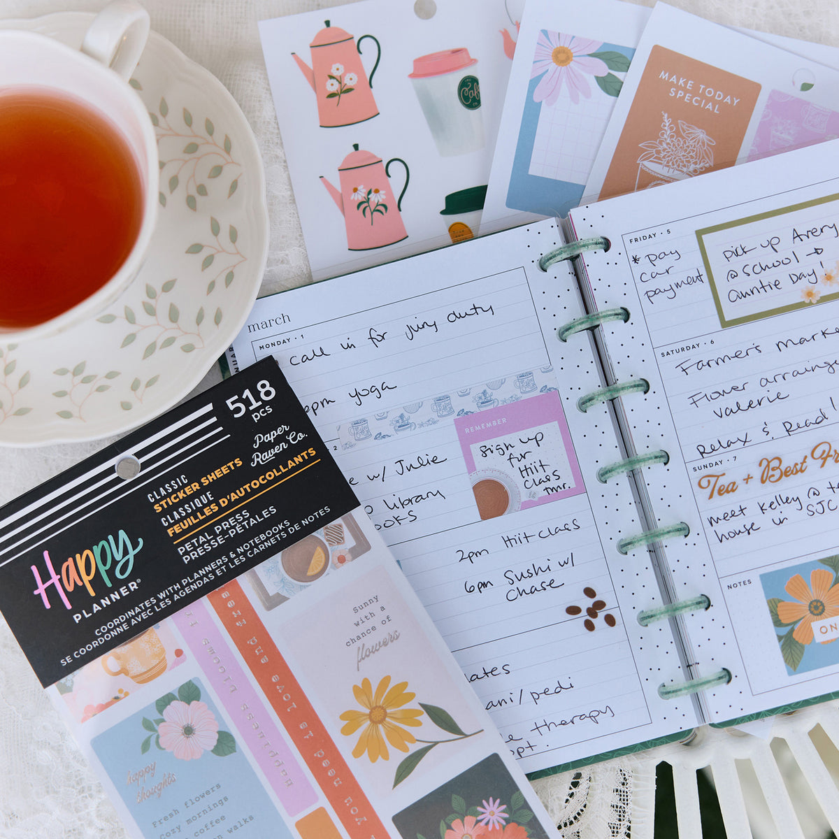 Happy Planner - Sticker Book - Petal Press
