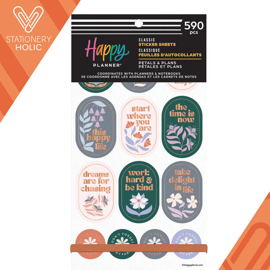 Happy Planner - Sticker Book - Petals & Plans Classic