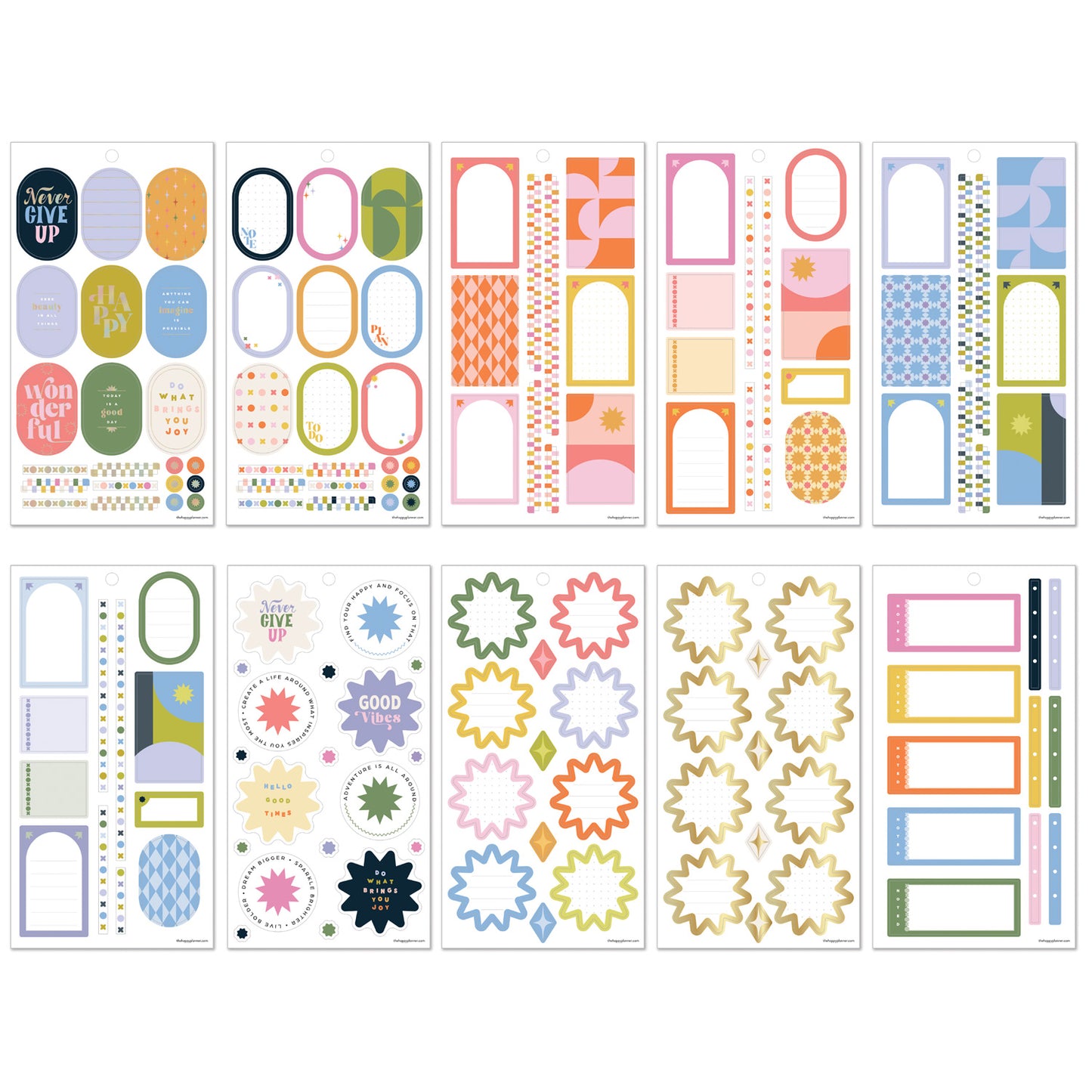 Happy Planner - Sticker Book - Pop Splash