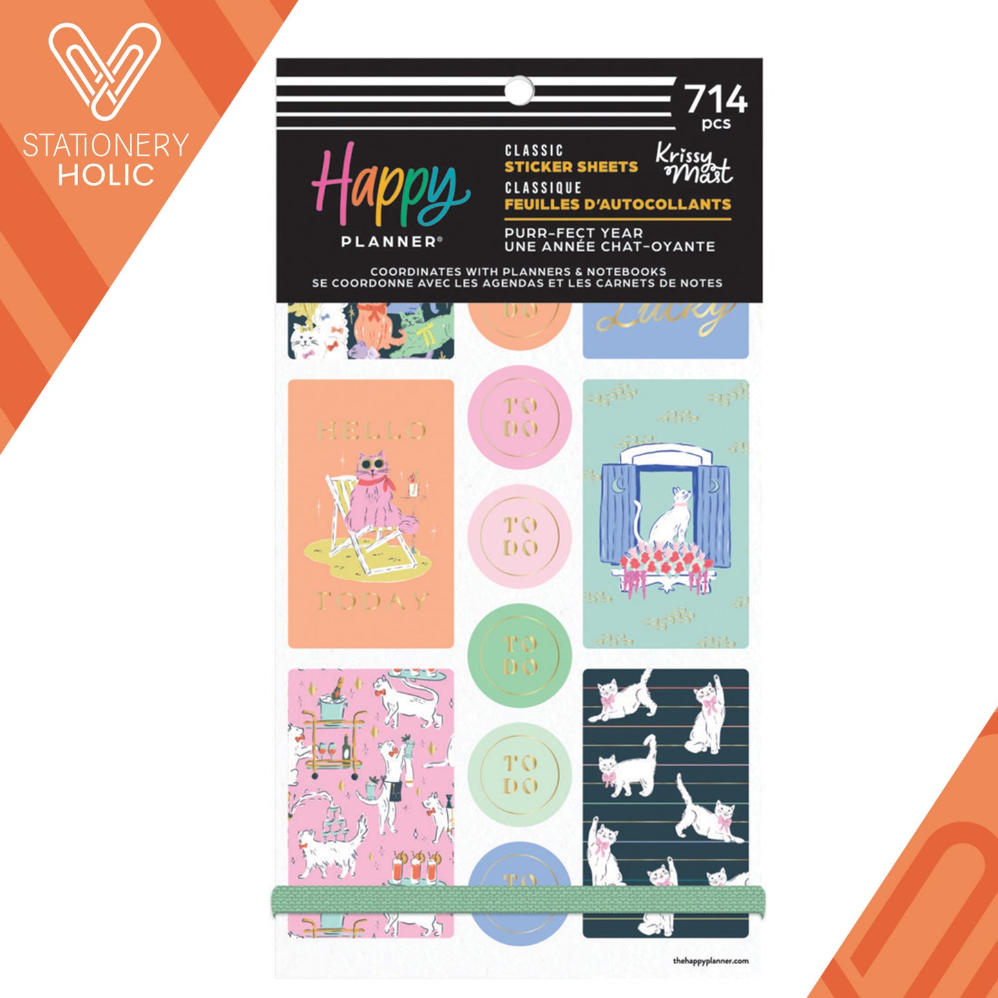 Happy Planner - Sticker Book - Purr-fect Year Classic