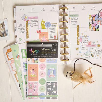 Happy Planner - Sticker Book - Purr-fect Year Classic
