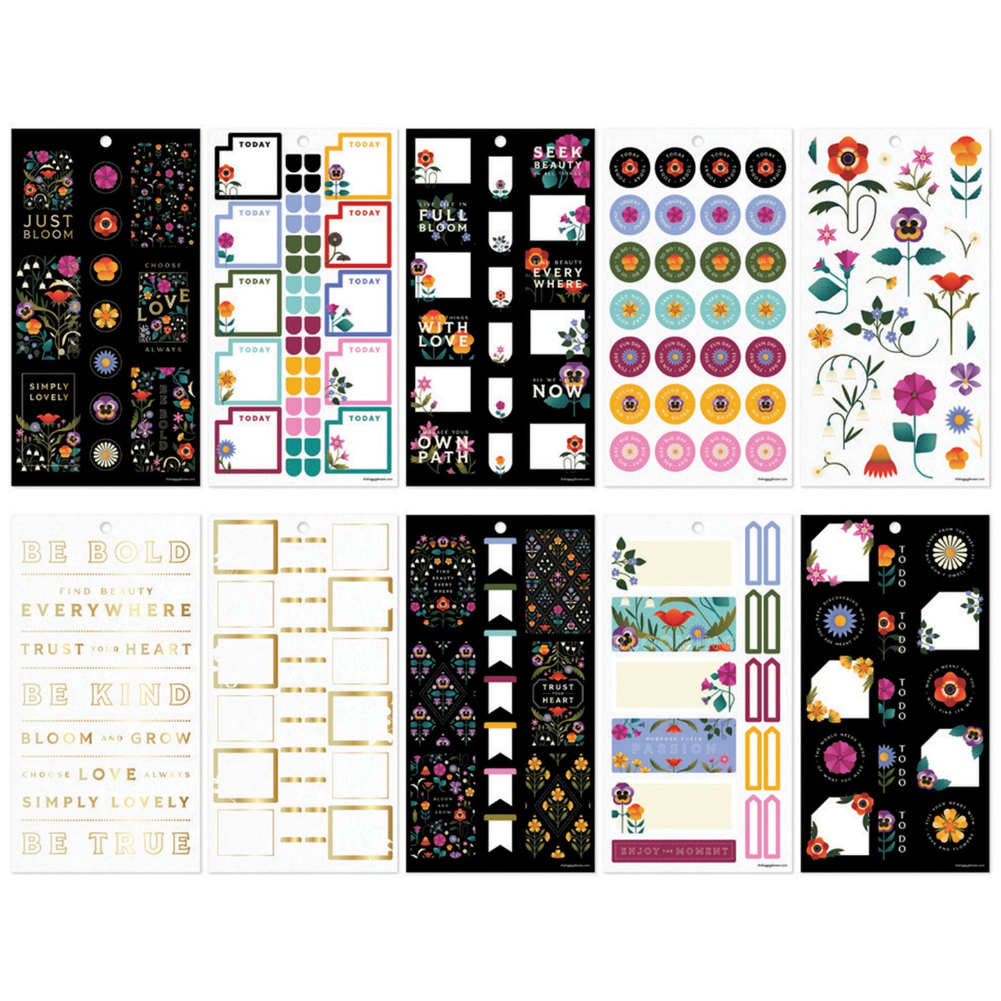 Happy Planner - Sticker Book - Radiant Garden Classic