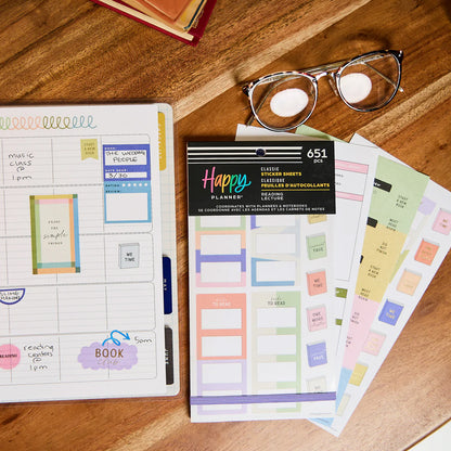 Happy Planner - Sticker Book - Reading