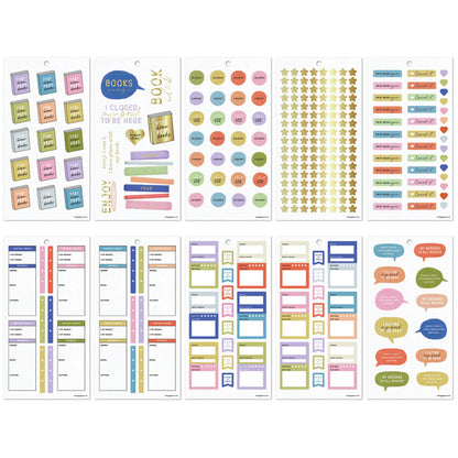 Happy Planner - Sticker Book - Reading