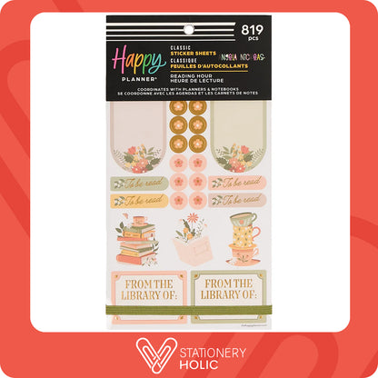 Happy Planner - Sticker Book - Reading Hour
