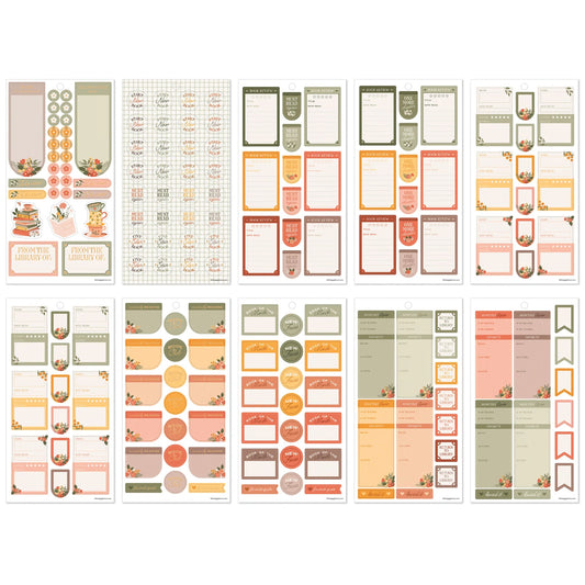 Happy Planner - Sticker Book - Reading Hour