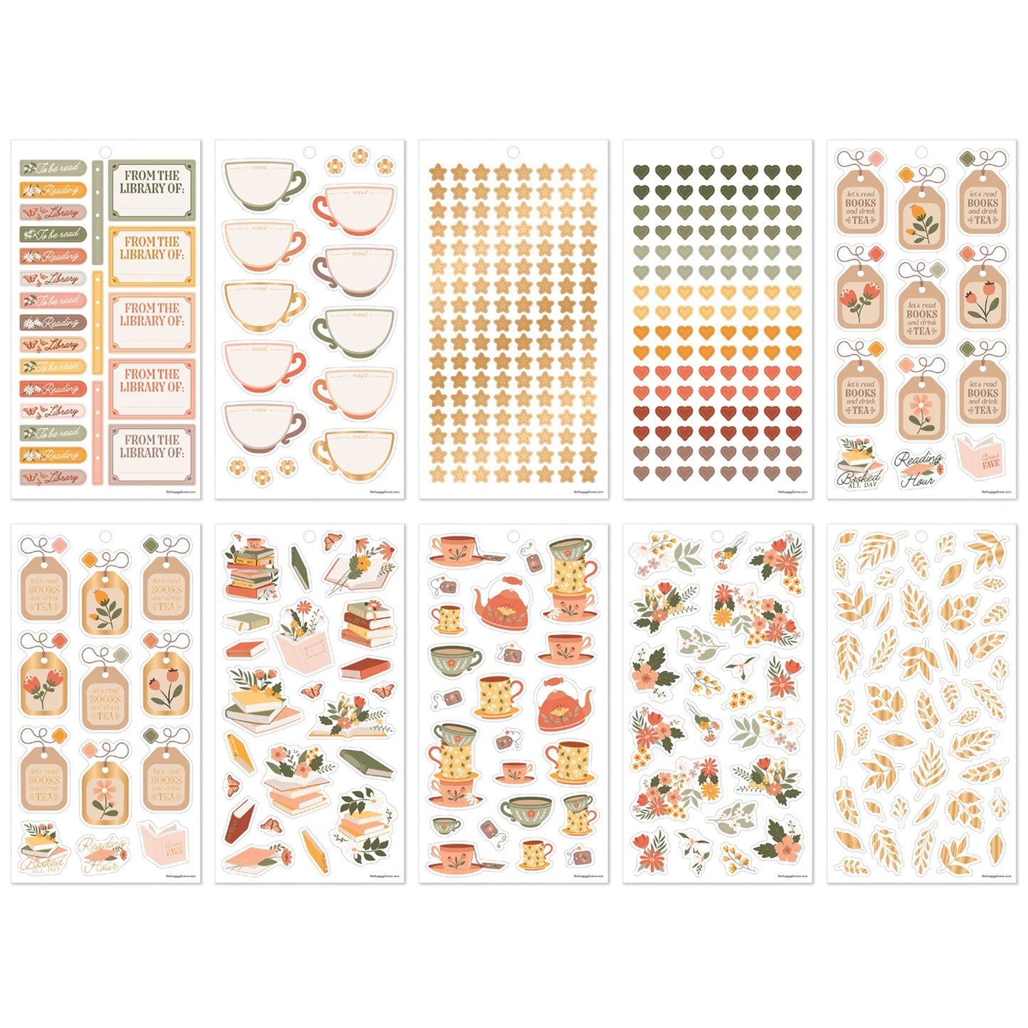 Happy Planner - Sticker Book - Reading Hour