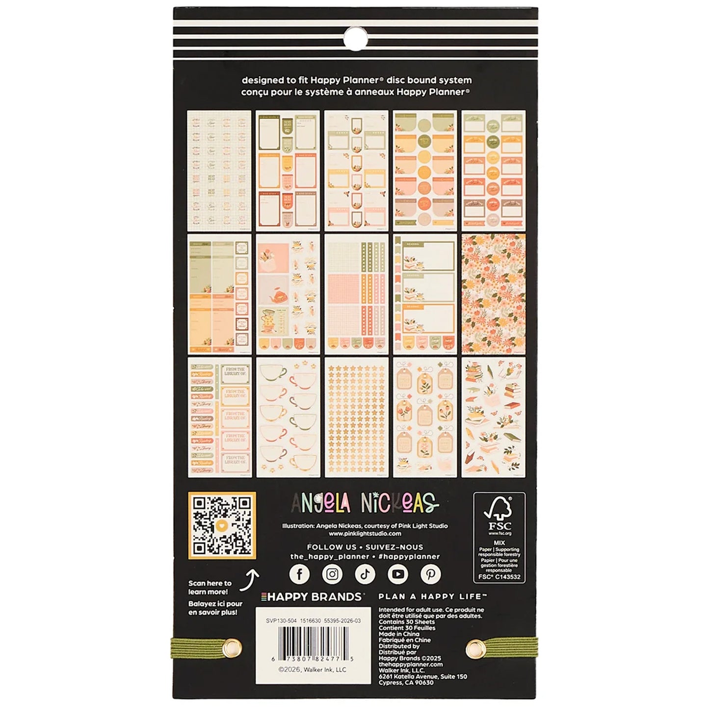 Happy Planner - Sticker Book - Reading Hour