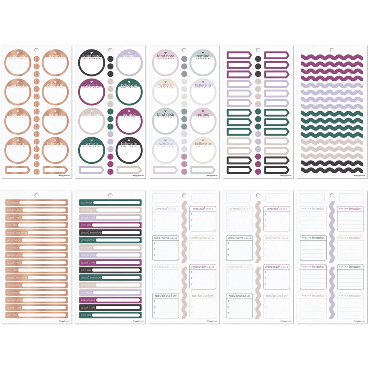Happy Planner - Sticker Book - Reflect & Grow