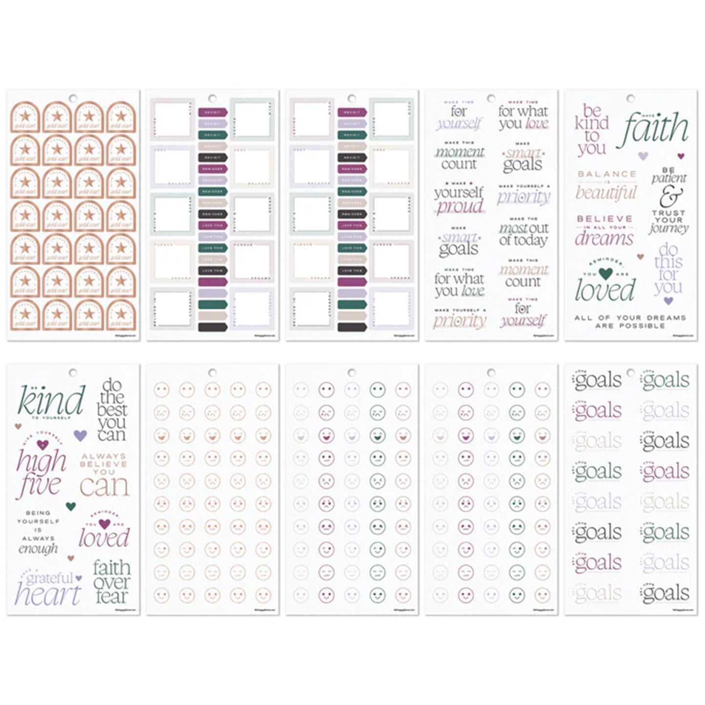 Happy Planner - Sticker Book - Reflect & Grow