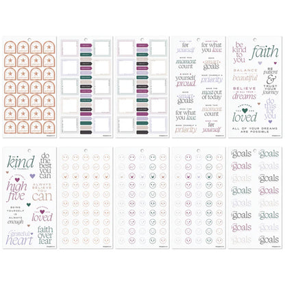 Happy Planner - Sticker Book - Reflect & Grow