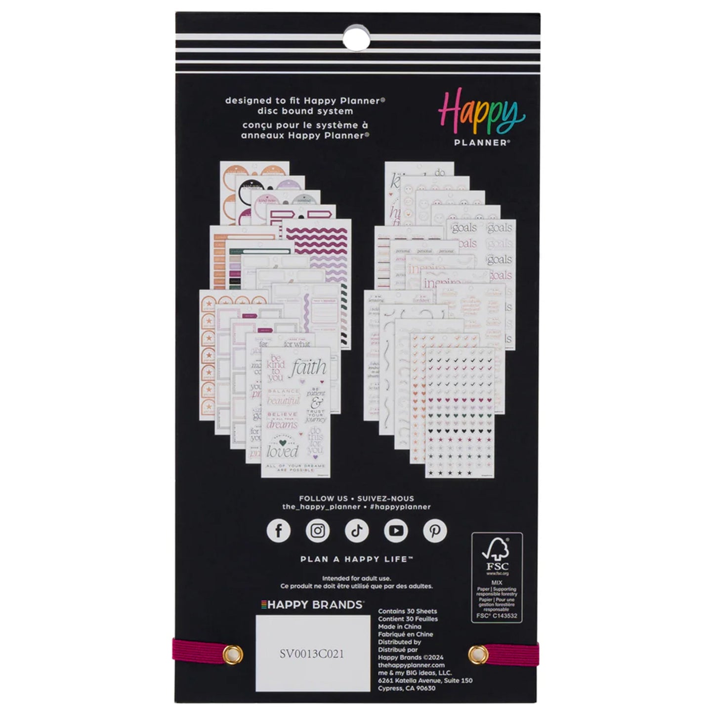 Happy Planner - Sticker Book - Reflect & Grow
