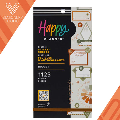 Happy Planner - Sticker Book - Budget