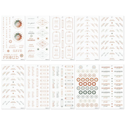 Happy Planner - Sticker Book - Budget