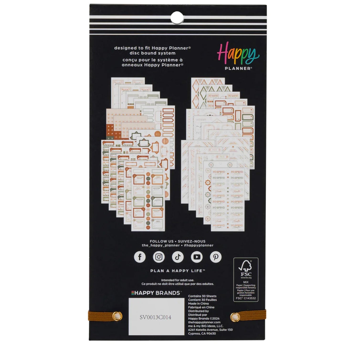 Happy Planner - Sticker Book - Budget