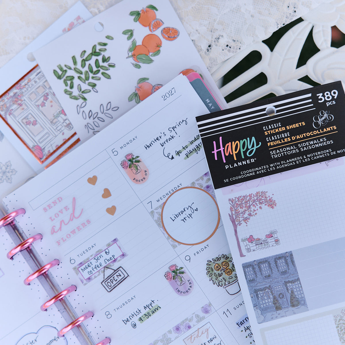 Happy Planner - Sticker Book - Season Sidewalks