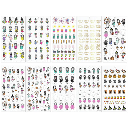 Happy Planner - Sticker Book - Seasonal Stick Babe