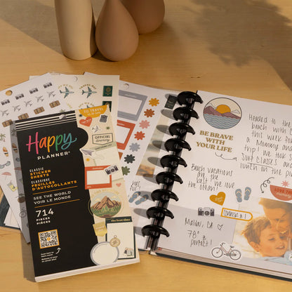 Happy Planner - Sticker Book - See The World