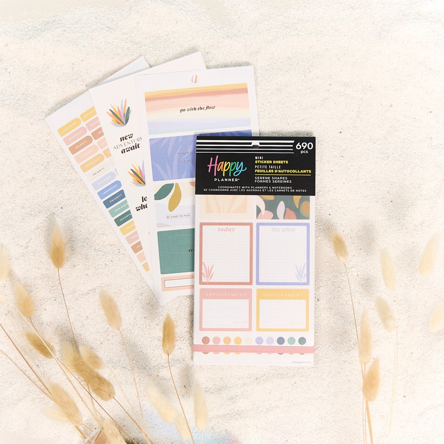 Happy Planner - Sticker Book - Serene Shapes Mini