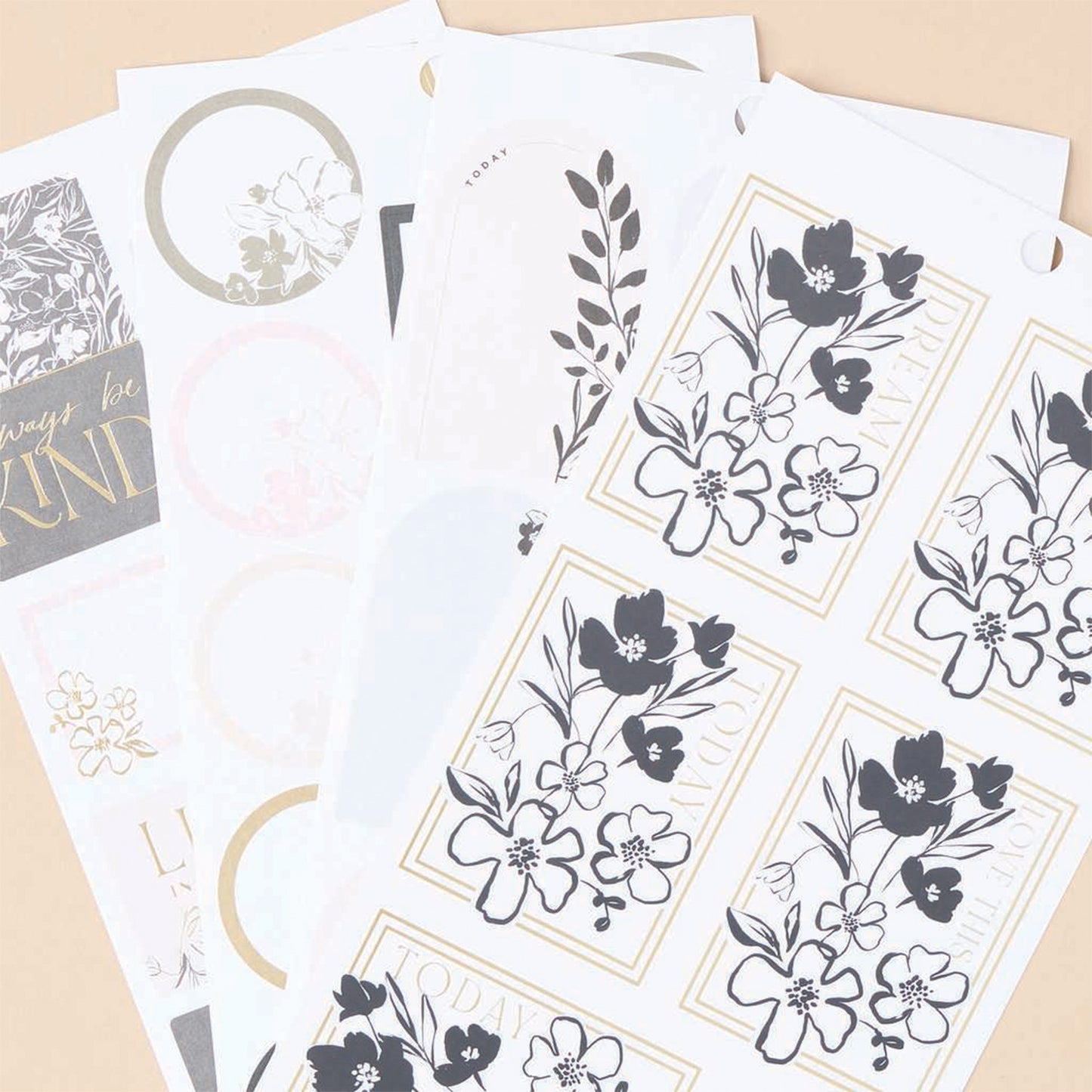 Happy Planner - Sticker Book - Sketchy Florals Classic