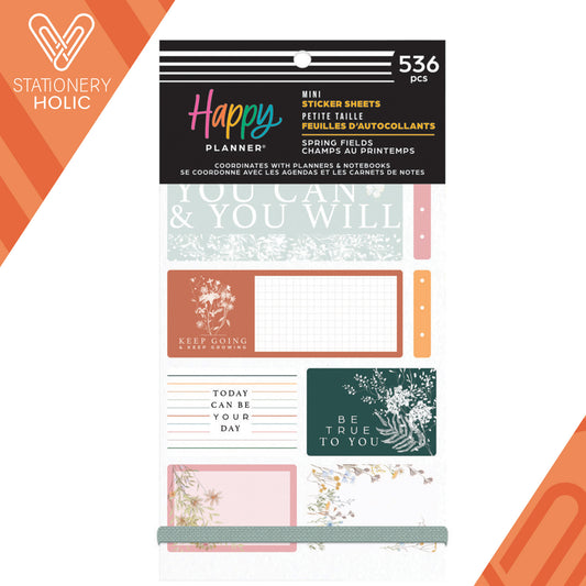 Happy Planner - Sticker Book - Spring Fields Mini