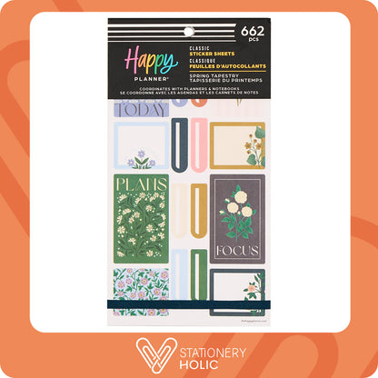 Happy Planner - Sticker Book - Spring Tapestry