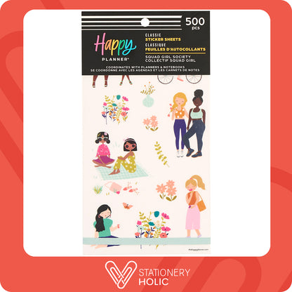 Happy Planner - Sticker Book - Squad Girl