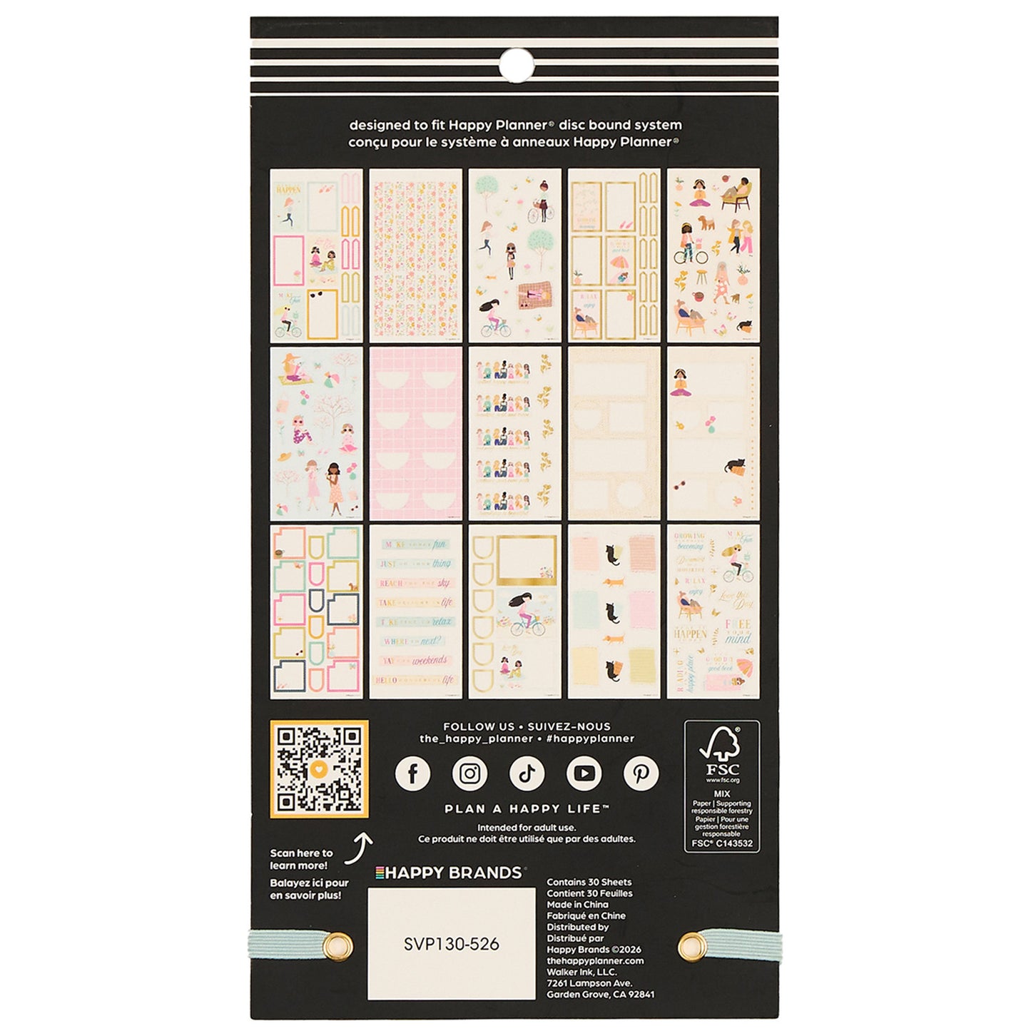 Happy Planner - Sticker Book - Squad Girl