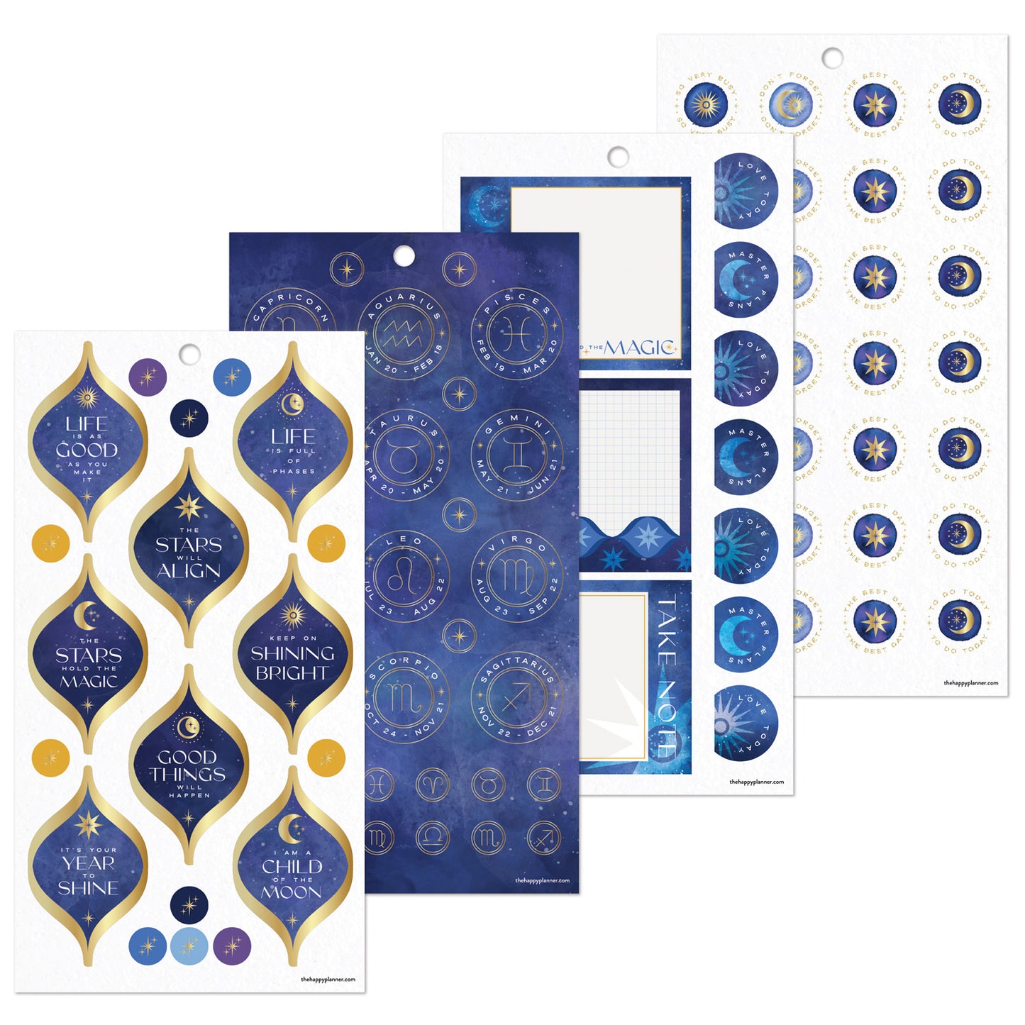 Happy Planner - Sticker Book - Star Signs