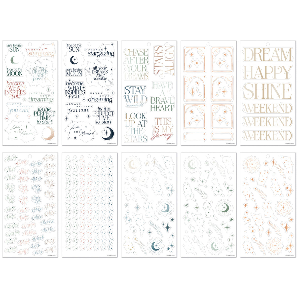 Happy Planner - Sticker Book - Starlit Glow