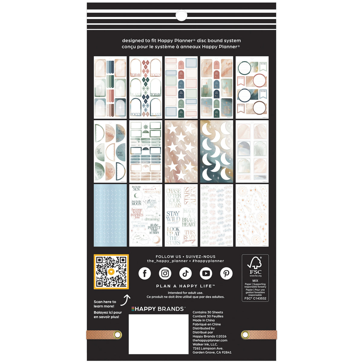 Happy Planner - Sticker Book - Starlit Glow