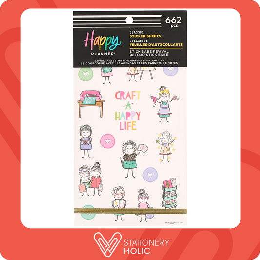 Happy Planner - Sticker Book - Stick Babe Revival