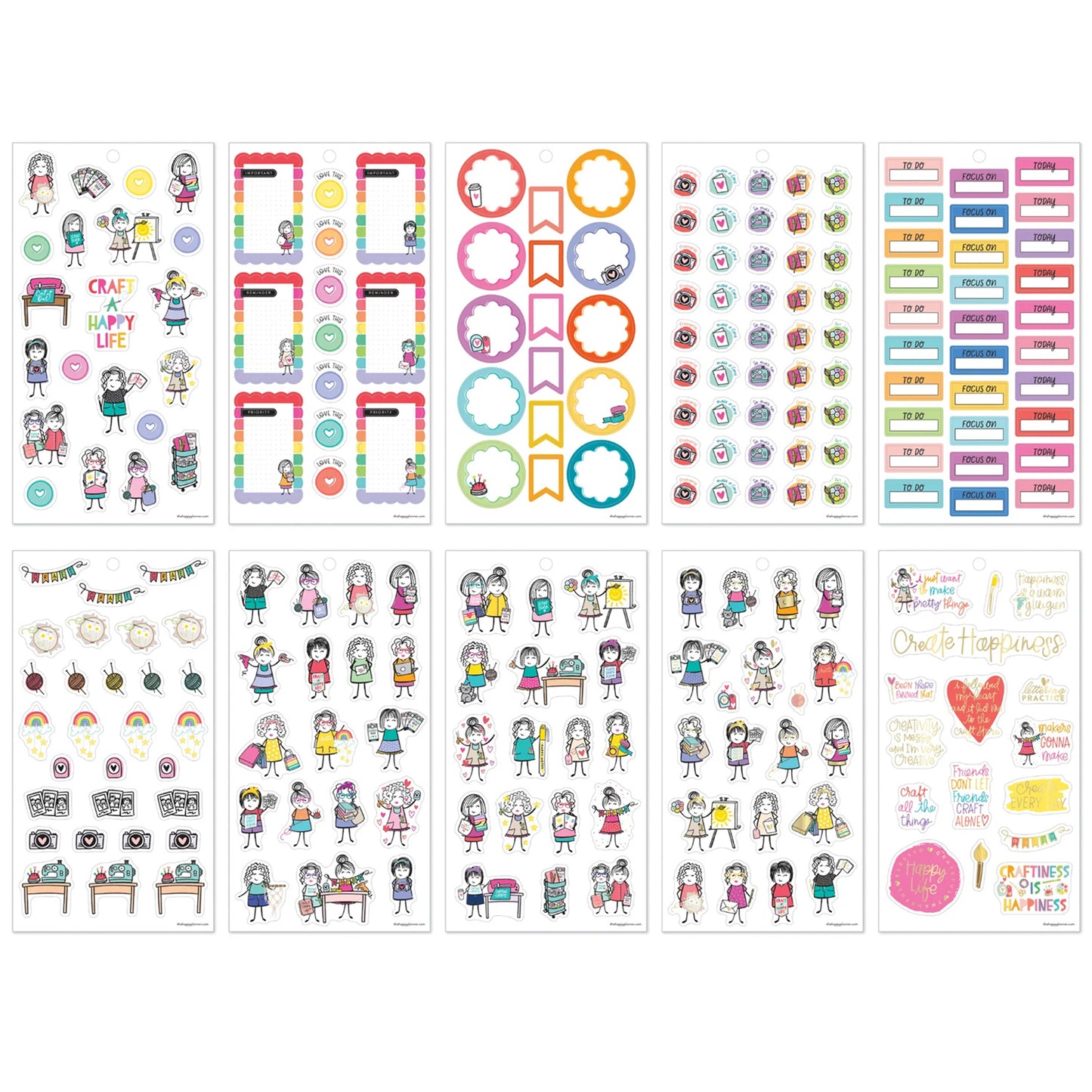 Happy Planner - Sticker Book - Stick Babe Revival