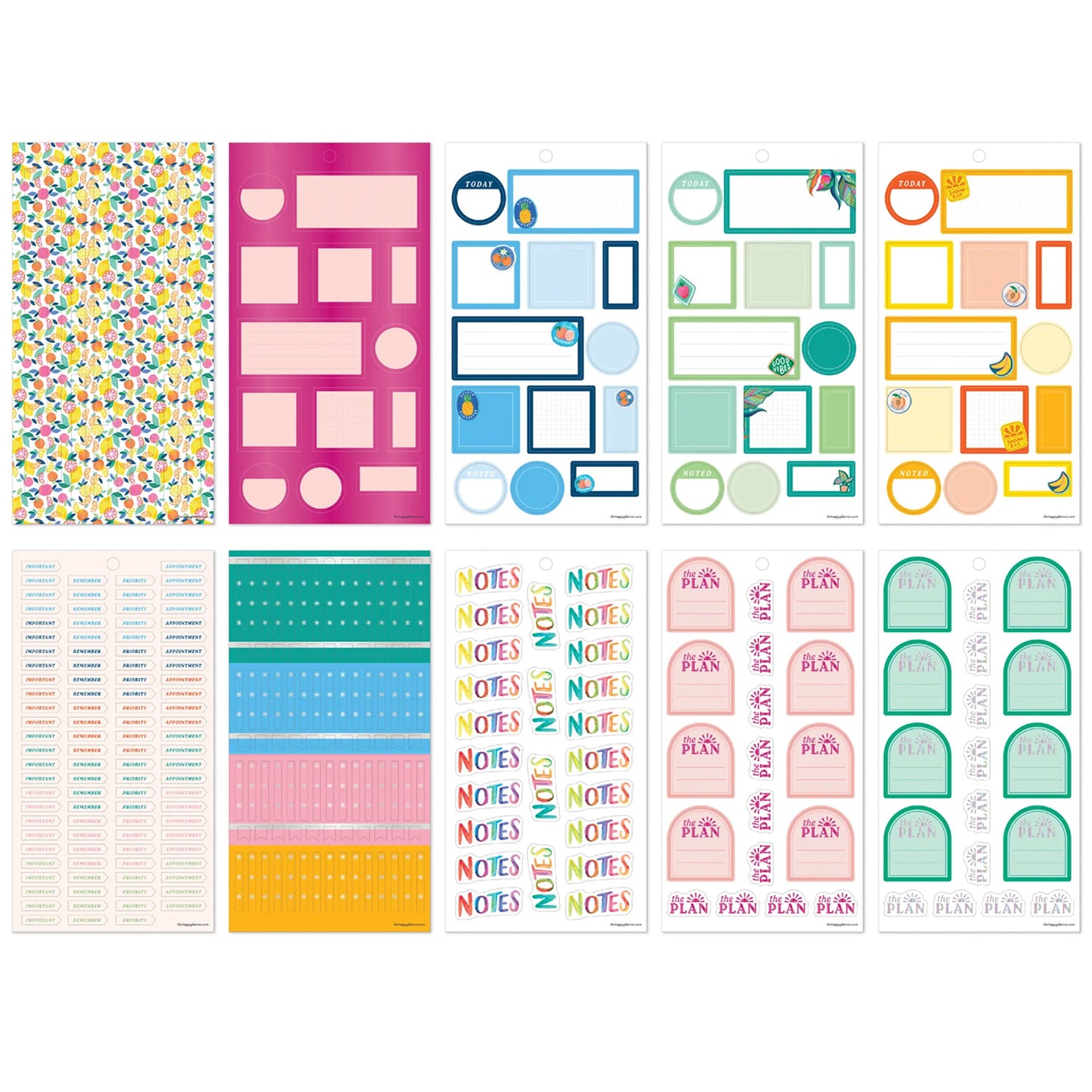 Happy Planner - Sticker Book - Sunshine Splash