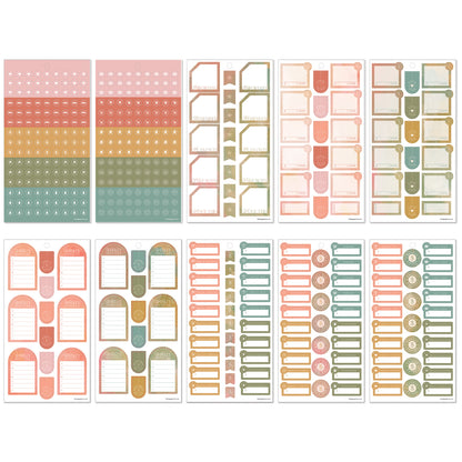 Happy Planner - Sticker Book - Textured Canvas