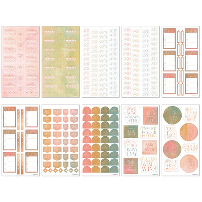 Happy Planner - Sticker Book - Textured Canvas
