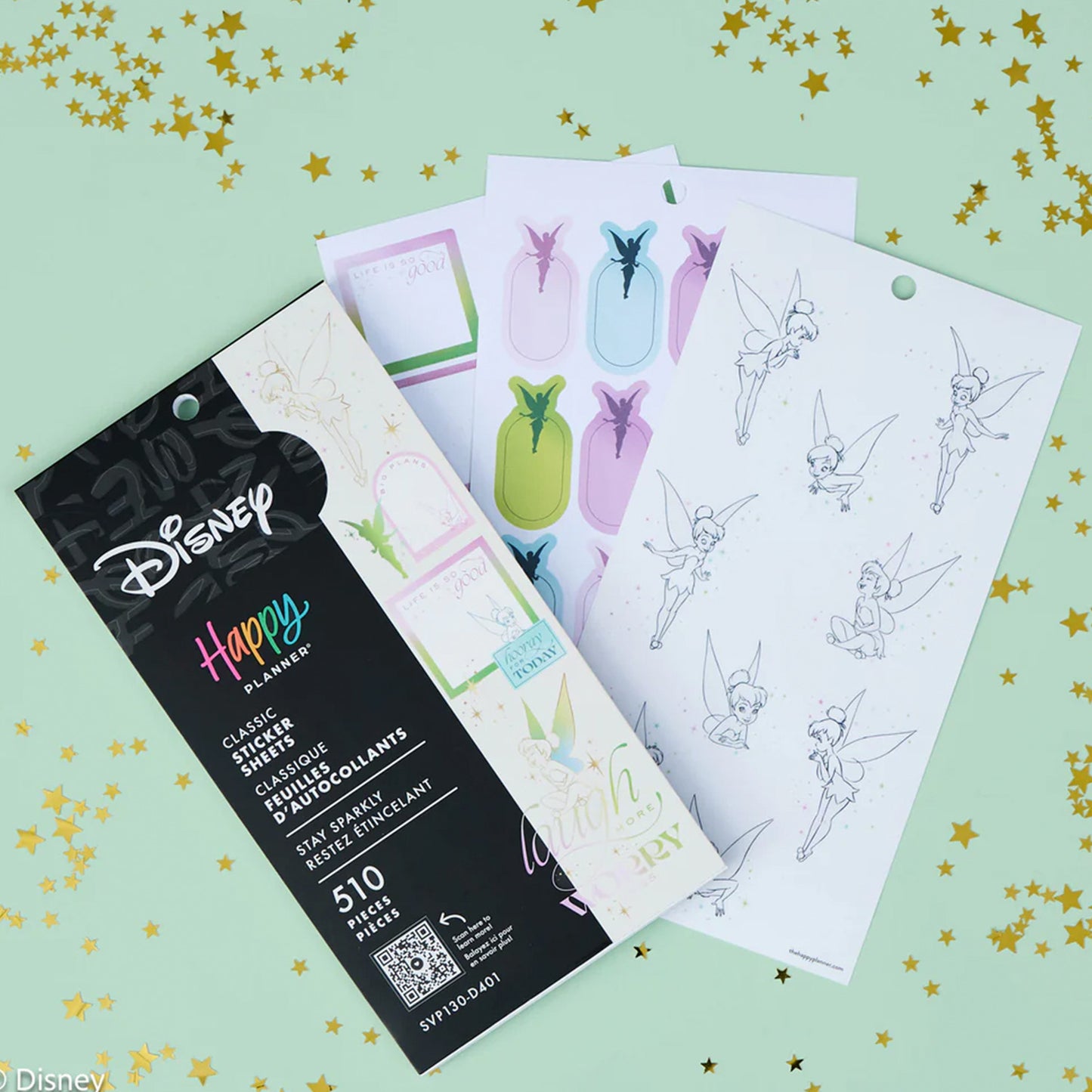 Happy Planner - Sticker Book - Disney Tinker Bell Stay Sparkly