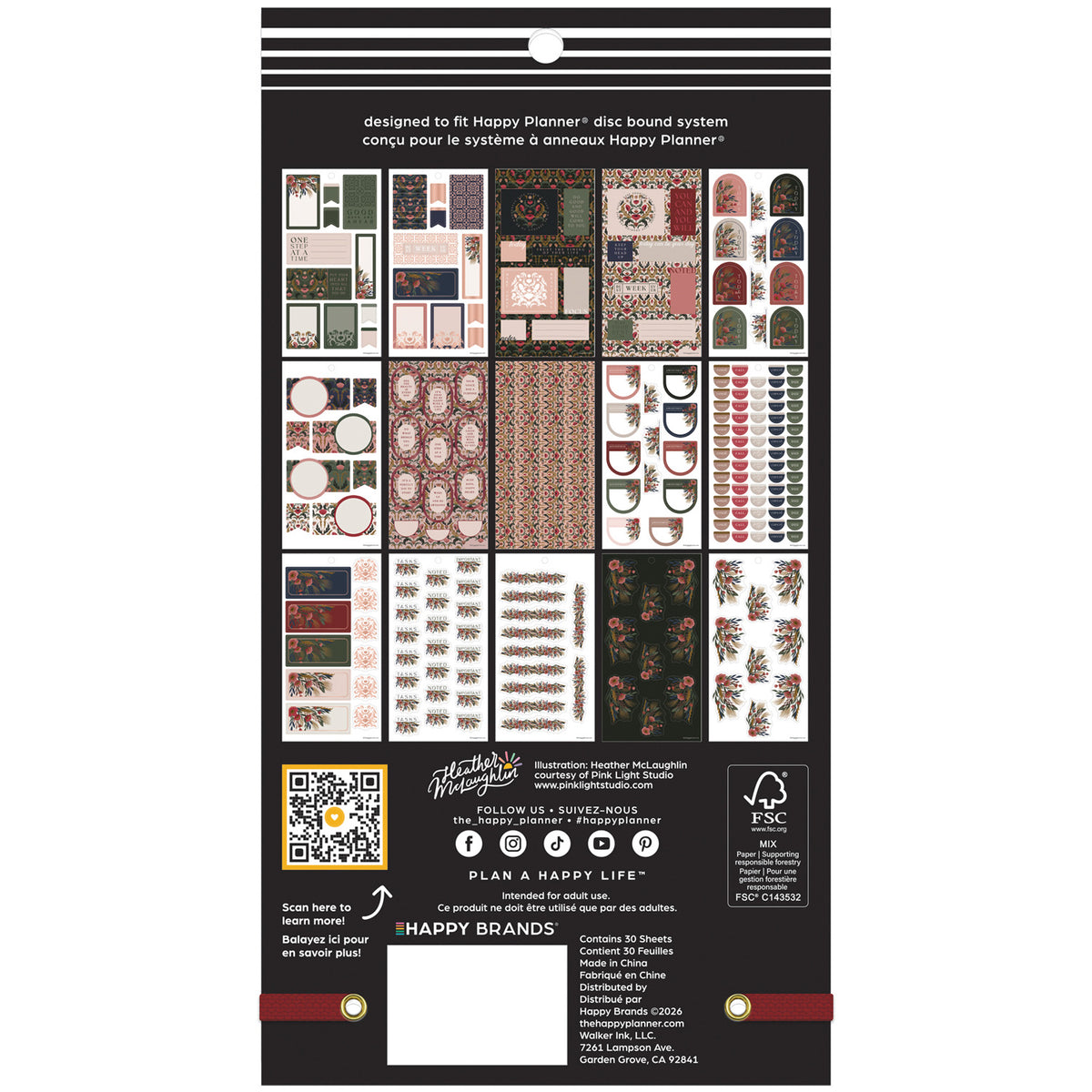 Happy Planner - Sticker Book - Twilight Tapestry