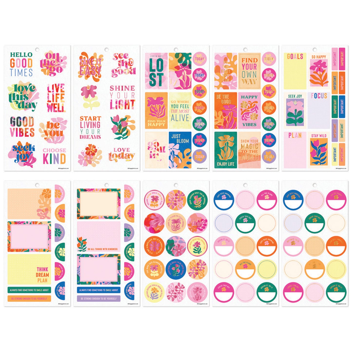 Happy Planner - Sticker Book - Vivid Tropics