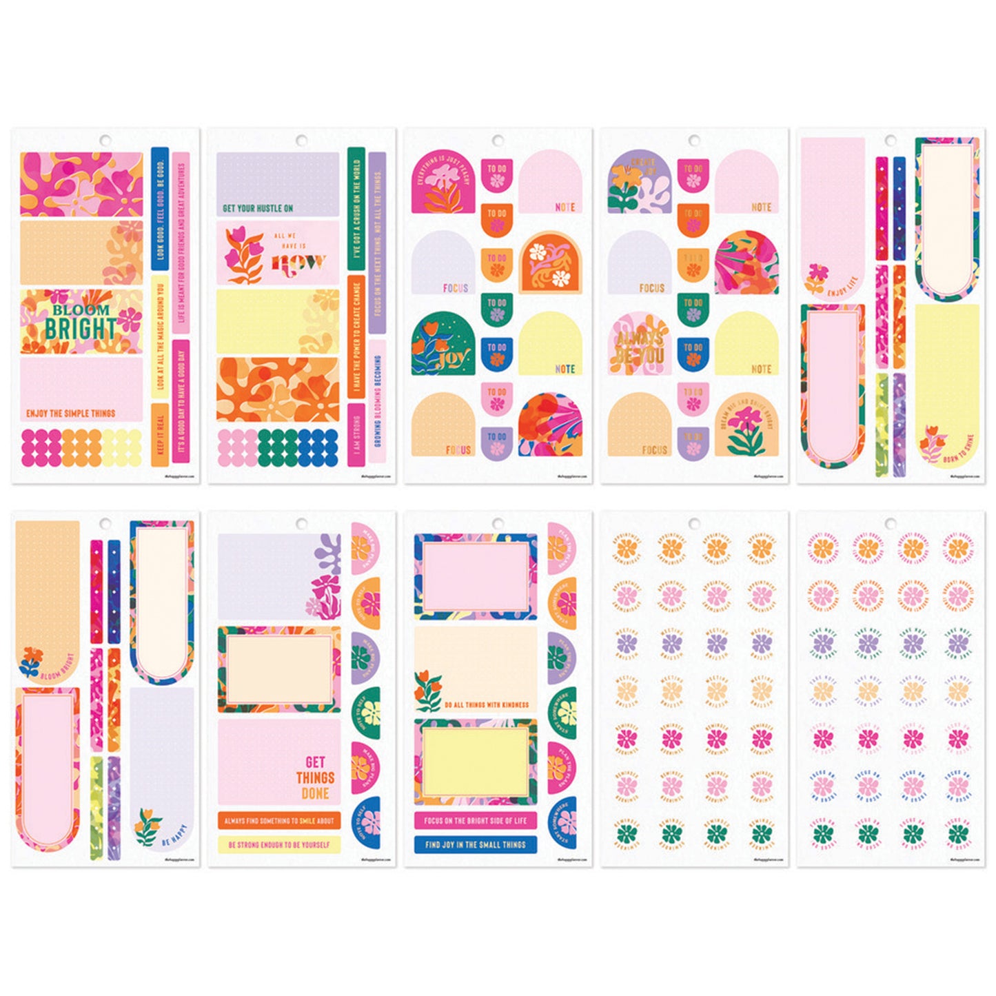 Happy Planner - Sticker Book - Vivid Tropics