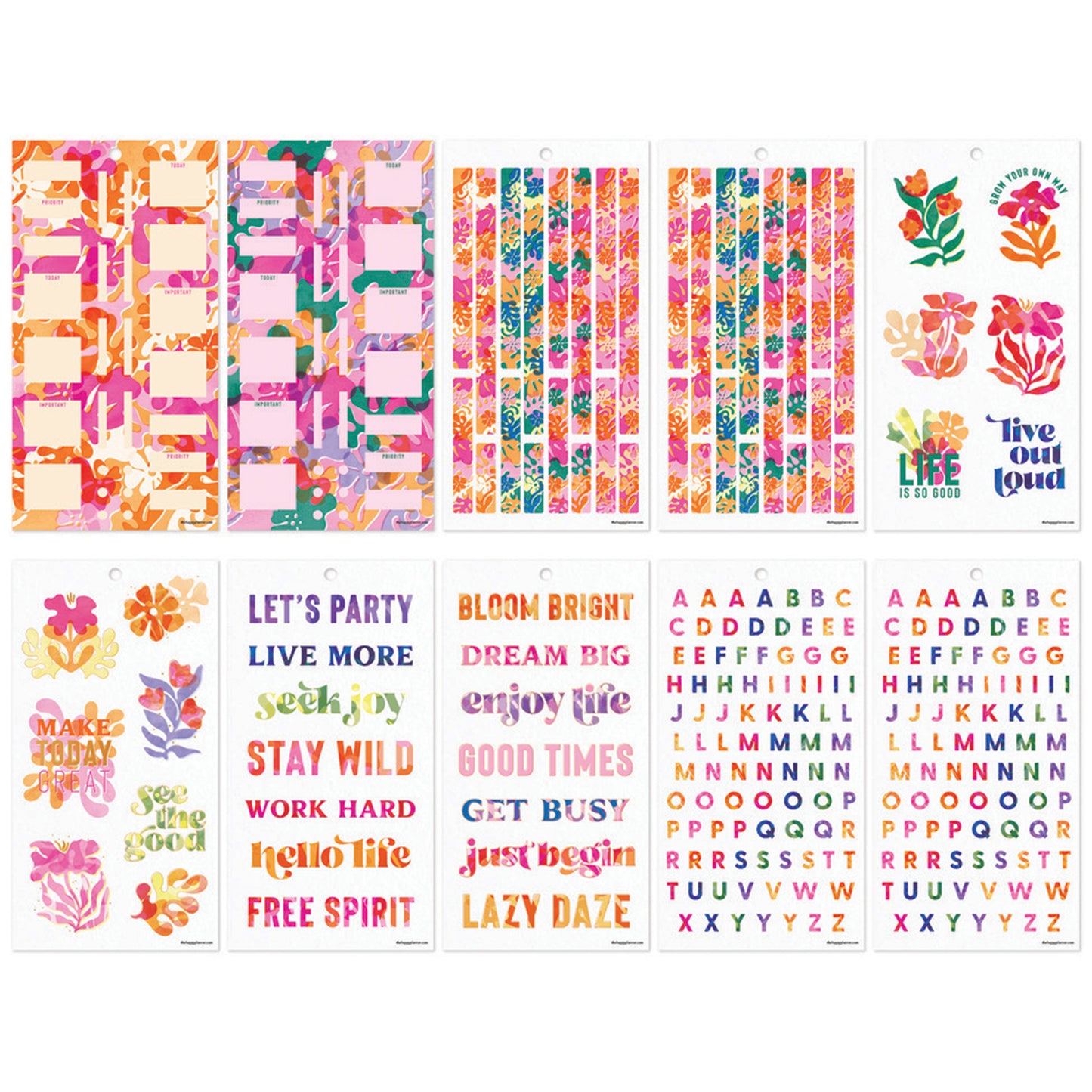 Happy Planner - Sticker Book - Vivid Tropics