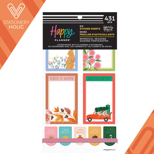 Happy Planner - Sticker Book - Whimsical Seasons Big